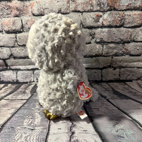 TY Beanie Boos - OWLETTE the OWL (Glitter Eyes) (Medium 9 inch) - 2017 - Retired - Picture 3 of 13